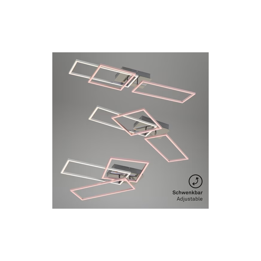 LED lubinis šviestuvas LED/42W/230V 3000K matinis chromas