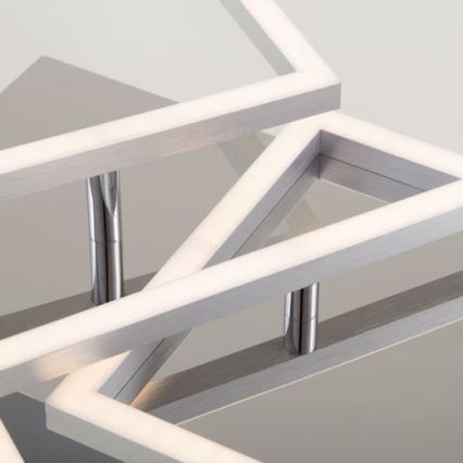 LED lubinis šviestuvas LED/42W/230V 3000K matinis chromas