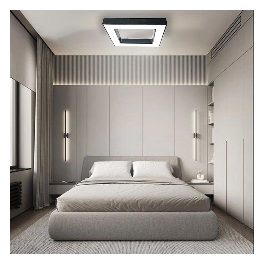 LED lubinis šviestuvas LED/55W/230V 4000K 80x80 cm