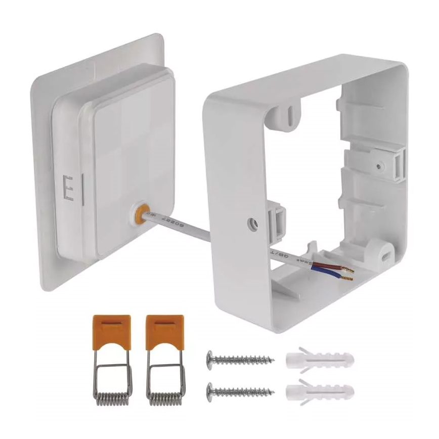 LED Lubinis šviestuvas LED/9W/230V 12x12 cm baltas