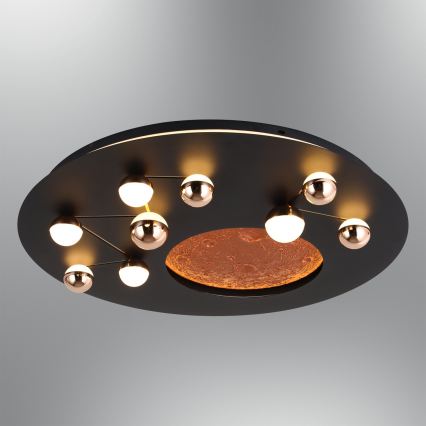 LED lubinis šviestuvas MARS LED/58W/230V 3000K juodas