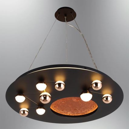 LED lubinis šviestuvas MARS LED/58W/230V 3000K juodas