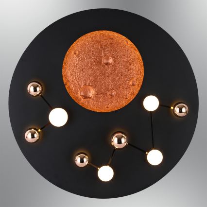 LED lubinis šviestuvas MARS LED/58W/230V 3000K juodas