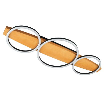 LED lubinis šviestuvas MELISA LED/28W/230V 26,5x70 cm pušis