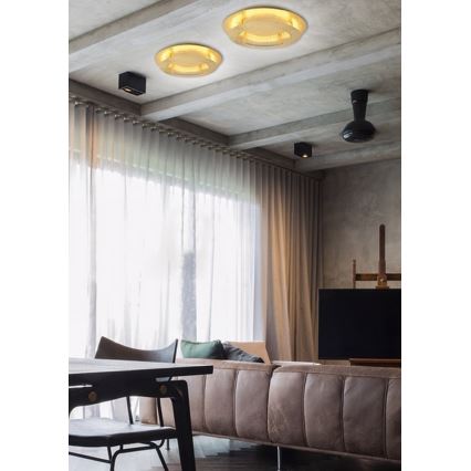 LED Lubinis šviestuvas MERPLE LED/18W/230V auksinis