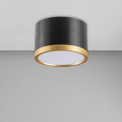 LED lubinis šviestuvas MIRELLA 1xGX53/6W/230V juoda/auksas