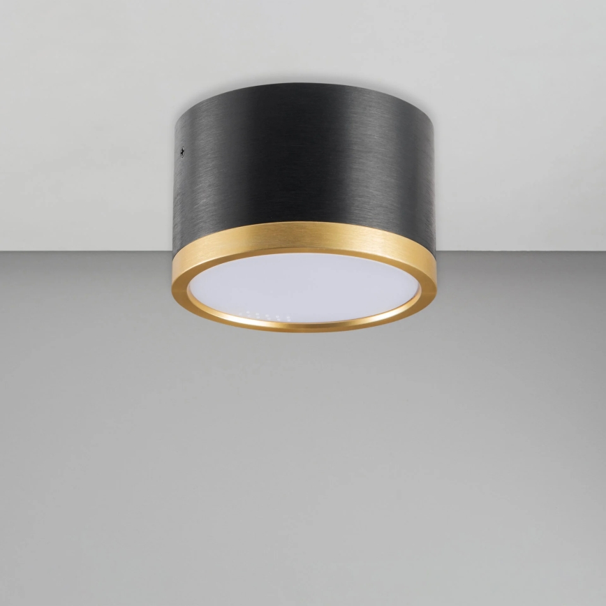 LED lubinis šviestuvas MIRELLA 1xGX53/6W/230V juoda/auksas