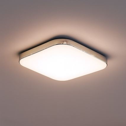 LED lubinis šviestuvas NEMO LED/11W/230V 26x26 cm blizgus chromas