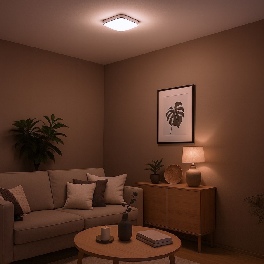 LED lubinis šviestuvas NEMO LED/11W/230V 26x26 cm blizgus chromas