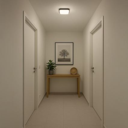 LED lubinis šviestuvas NEMO LED/11W/230V 26x26 cm juodas