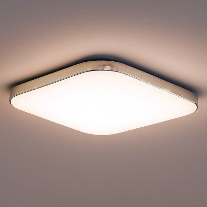 LED lubinis šviestuvas NEMO LED/36W/230V 50x50 cm blizgus chromas