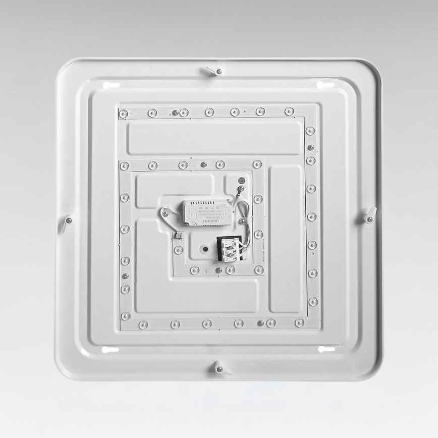 LED lubinis šviestuvas NEMO LED/36W/230V 50x50 cm blizgus chromas