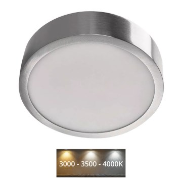 LED lubinis šviestuvas NEXXO LED/12,5W/230V 3000/3500/4000K diametras 17 cm matinis chromas