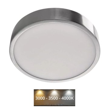LED lubinis šviestuvas NEXXO LED/21W/230V 3000/3500/4000K diametras 22,5 cm blizgus chromas