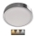 LED lubinis šviestuvas NEXXO LED/21W/230V 3000/3500/4000K diametras 22,5 cm blizgus chromas