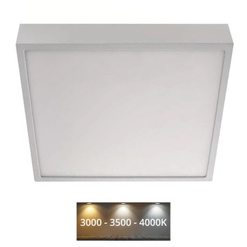 LED Lubinis šviestuvas NEXXO LED/28,5W/230V 3000/3500/4000K 30x30 cm baltas