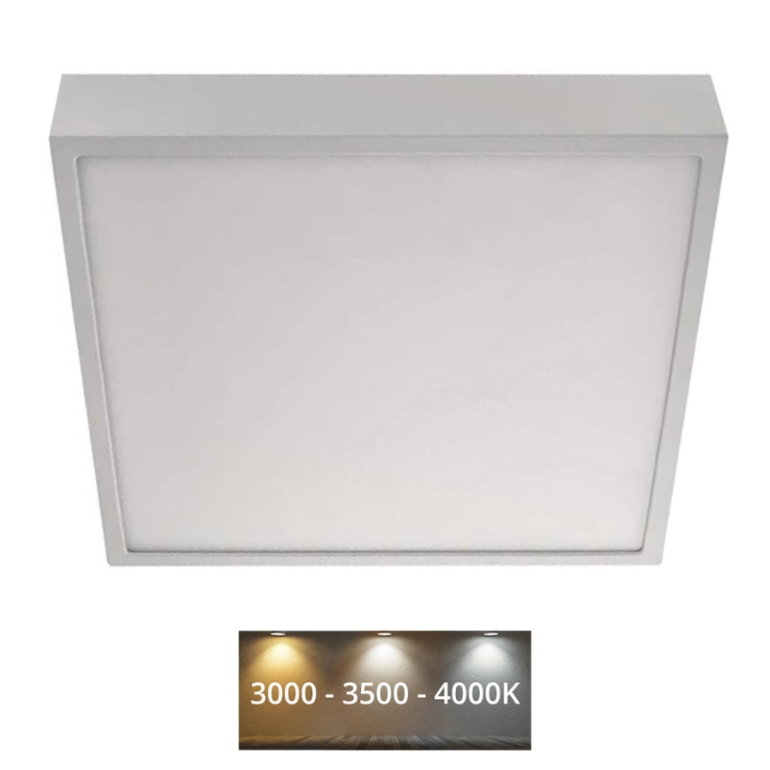 LED Lubinis šviestuvas NEXXO LED/28,5W/230V 3000/3500/4000K 30x30 cm baltas