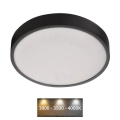 LED Lubinis šviestuvas NEXXO LED/28,5W/230V 3000/3500/4000K d. 30 cm juodos spalvos