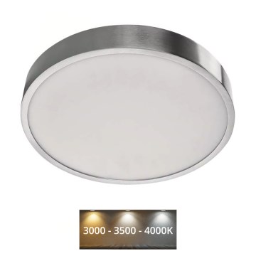 LED lubinis šviestuvas NEXXO LED/28,5W/230V 3000/3500/4000K diametras 30 cm blizgus chromas