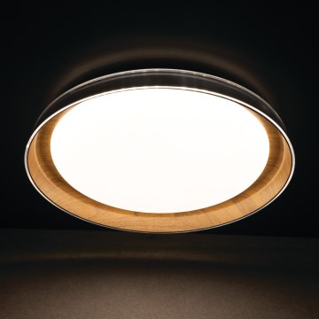 LED lubinis šviestuvas NIFU LED/17,8W/230V diametras 43 cm balta/ruda