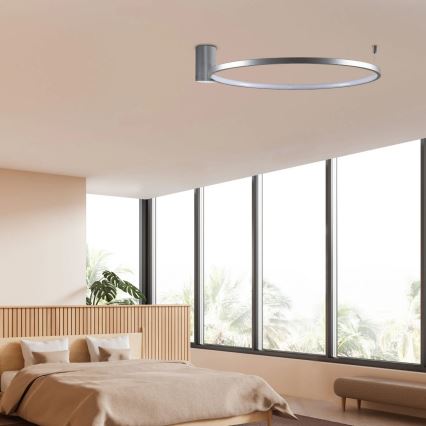 LED lubinis šviestuvas NOEMI LED/20W/230V 4000K diametras 50 cm matinis chromas