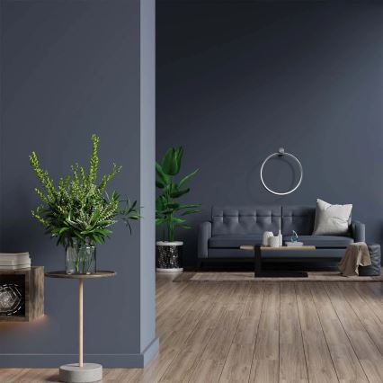 LED lubinis šviestuvas NOEMI LED/20W/230V 4000K diametras 50 cm matinis chromas
