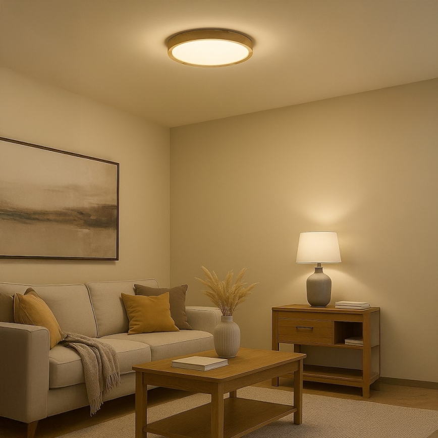 LED lubinis šviestuvas ORINOKO LED/36W/230V skers. 48 cm smėlinis