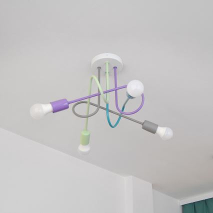 LED Lubinis šviestuvas OXFORD 4xE27/10W/230V