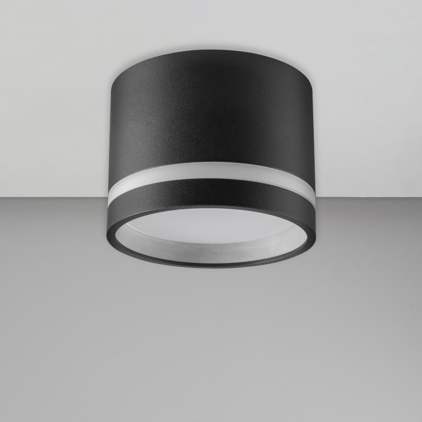LED lubinis šviestuvas PARYŽIUS 1xGX53/6W/230V juoda