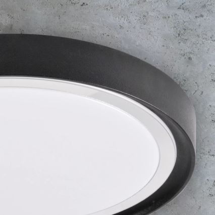 LED Lubinis šviestuvas PERSE LED/15W/230V juodas