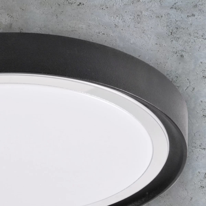 LED Lubinis šviestuvas PERSE LED/15W/230V juodas