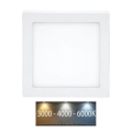 LED lubinis šviestuvas RAFA LED/12W/230V 3000/4000/6000K 17x17 cm balta