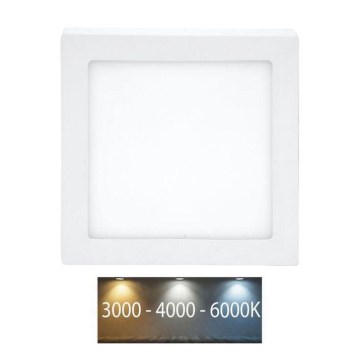 LED lubinis šviestuvas RAFA LED/12W/230V 3000/4000/6000K 17x17 cm balta