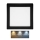 LED lubinis šviestuvas RAFA LED/12W/230V 3000/4000/6000K 17x17 cm juoda