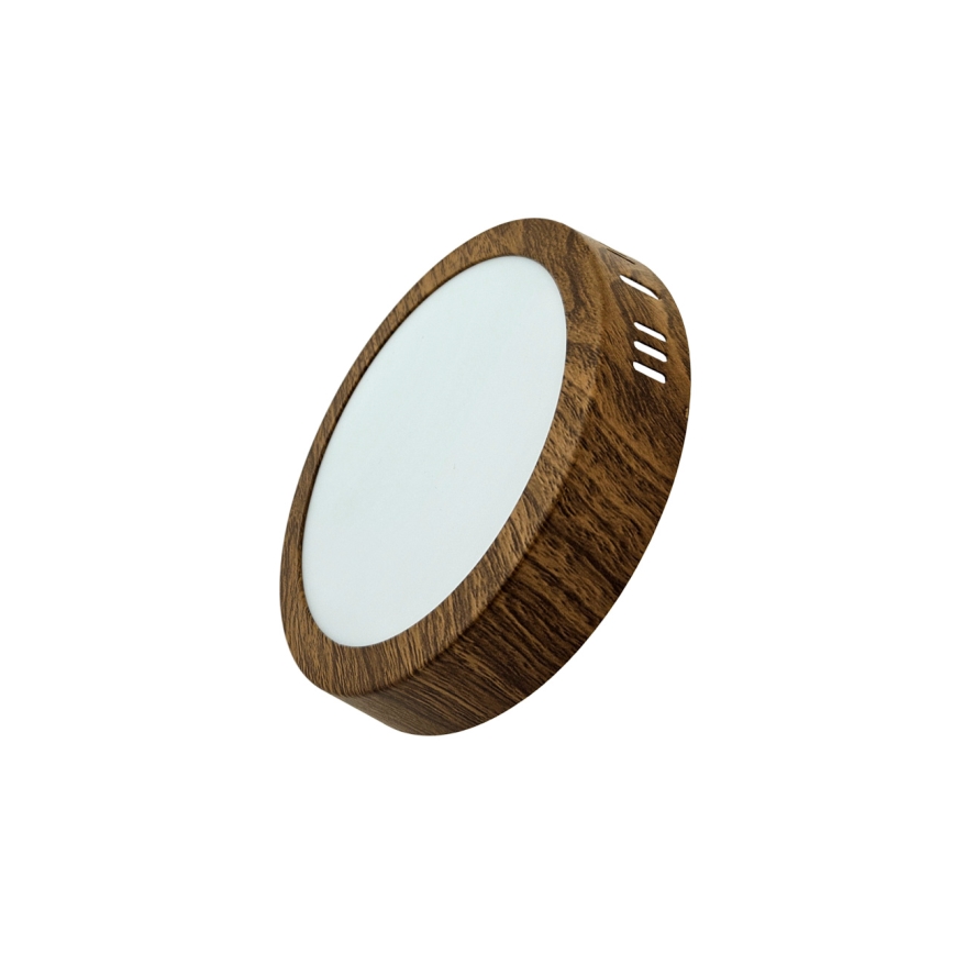LED lubinis šviestuvas RING LED/12W/230V 4200K diametras 16 cm ruda