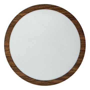 LED lubinis šviestuvas RING LED/18W/230V 4200K diametras 21 cm ruda