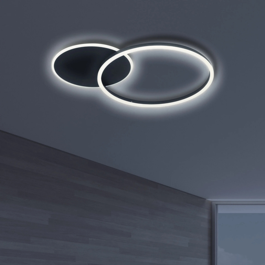 LED lubinis šviestuvas ROMAN LED/33W/230V 4000K juodas