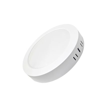 LED lubinis šviestuvas ROUND LED/18W/230V 4000K diametras 21,5 cm balta