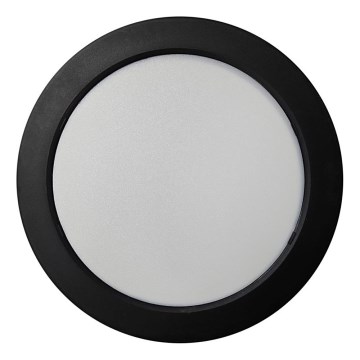 LED lubinis šviestuvas ROUND LED/18W/230V 4000K diametras 21,7 cm juoda