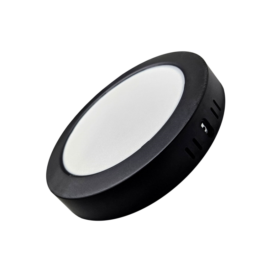LED lubinis šviestuvas ROUND LED/18W/230V 4000K diametras 21,7 cm juoda