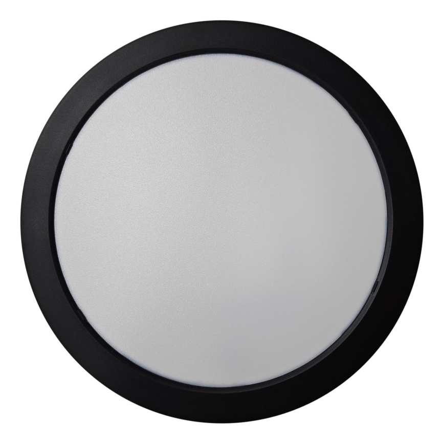 LED lubinis šviestuvas ROUND LED/24W/230V 4000K diametras 28,8 cm juoda