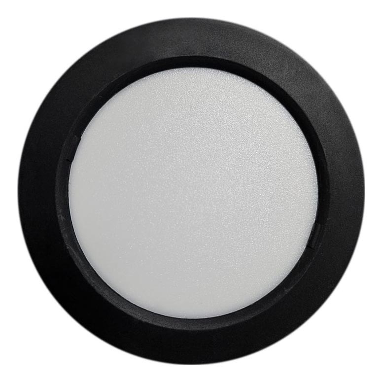 LED lubinis šviestuvas ROUND LED/6W/230V 4000K diametras 12,1 cm juoda
