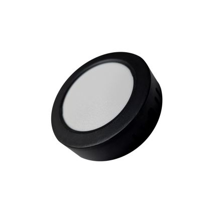 LED lubinis šviestuvas ROUND LED/6W/230V 4000K diametras 12,1 cm juoda