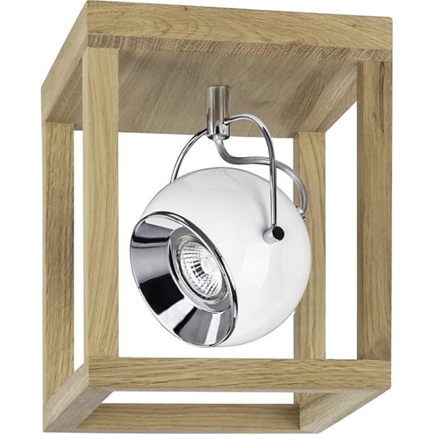 LED lubinis šviestuvas ROY 1xGU10/5W/230V matinio ąžuolo