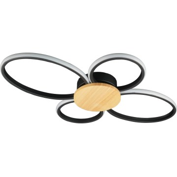 LED lubinis šviestuvas SABINA LED/38W/230V kaučiukmedis