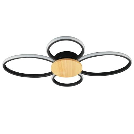 LED lubinis šviestuvas SABINA LED/38W/230V kaučiukmedis