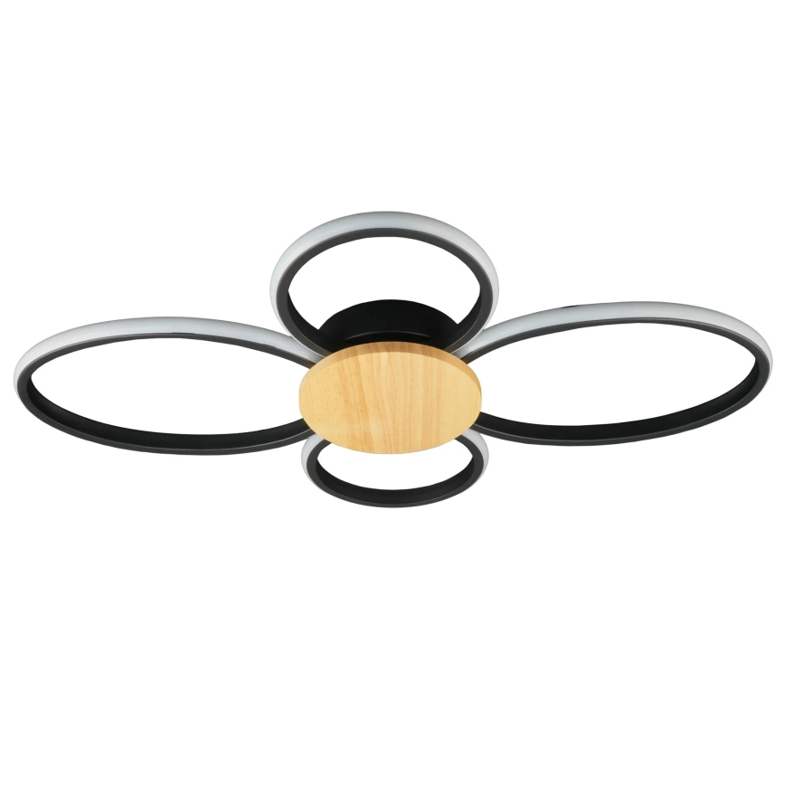 LED lubinis šviestuvas SABINA LED/38W/230V kaučiukmedis