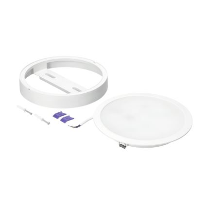 LED Lubinis šviestuvas SIGARO CIRCLE LED/18W/230V 4000K IP40