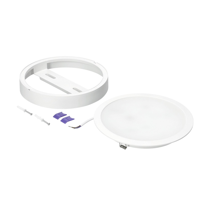 LED Lubinis šviestuvas SIGARO CIRCLE LED/18W/230V 4000K IP40