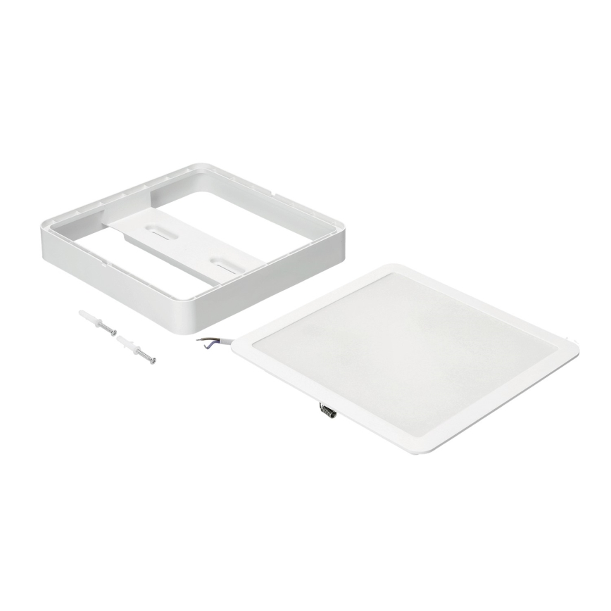 LED Lubinis šviestuvas SIGARO SQUARE LED/18W/230V 4000K IP40
